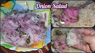 Onion Salad Recipe  Easy Salad Recipe  Salad Recipe With Rosui Ghor Bd  Salad Recipes [upl. by Rehpotsirhcnhoj29]