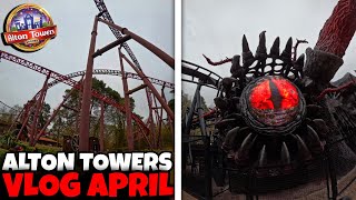 A Fun Day At Alton Towers Resort  VLOG April 2024 [upl. by Inattirb]