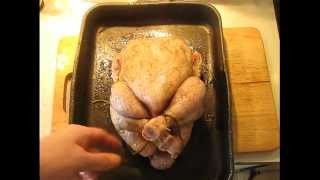 Perfect ROAST CHICKEN including EASY TRUSSING pro restaurant recipe [upl. by Enyrhtak200]