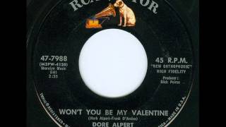 Dore Alpert  Wont You Be My Valentine HQ [upl. by Ramsden]