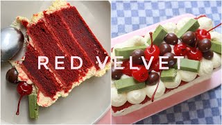 Resep red velvet asli dan cheese frosting  divascancook [upl. by Broome]