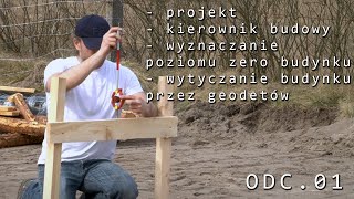 Odc01 Wytyczanie budynku przez geodetów [upl. by Islean688]