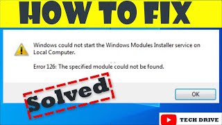 How To Fix Error 126 Windows Could Not Start The Client License Service ClipSVC On Local Computer [upl. by Aiciram482]