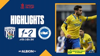 FA Cup Highlights West Brom 1 Albion 2 [upl. by Harwilll]