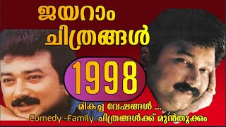 Jayaram Films in 1998 I Actor Jayaram I Malayalam Boxoffice Analysis I Jayaram Movies 1998 I Jayaram [upl. by Htedirem116]