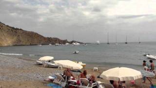 sa Caleta playa  Ibiza beaches tour [upl. by Llorrac]