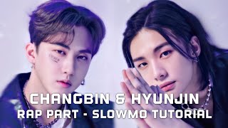 STRAY KIDS  MIROH RAP PART HYUNJIN amp CHANGBIN TUTORIAL SLOWMO Letra Fácil  Pronunciación Fácil [upl. by Zane]