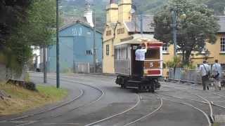 Isle of Man  Manx Electric Railway shunting at Laxey [upl. by Alenas734]