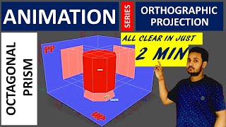 Octagonal prism animation [upl. by Edward]