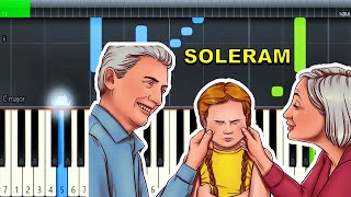 Soleram Piano Tutorial [upl. by Hayott]