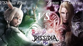 Dissidia Final Fantasy NT 1v1 Episode 58 YShtola Rhul vs Zenos Yae Galvus [upl. by Oler]