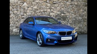 BMW 2 SERIES 220i M Sport Coupe Auto [upl. by Harrus606]