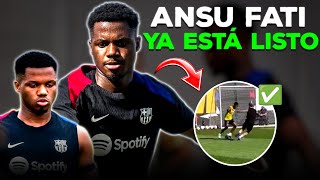 ANSU FATI PODRÍA TENER MINUTOS EN EL PRÓXIMO PARTIDO • SE VIENE CALENDARIO FUERTE PARA EL BARÇA [upl. by Noam867]