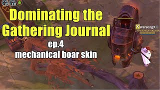 【Albion Online】Dominating the Gathering Journal ep 4 The final mechanical boar skin [upl. by Ymor]