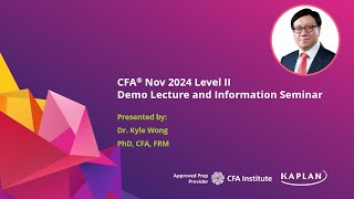 CFA Nov 2024 Level II  Fixed Income  Dr Kyle Wong PhD CFA FRM [upl. by Ailuig]