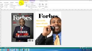 Microsoft Publisher 01 How to create a magainze cover in Publisher [upl. by Eocsor]