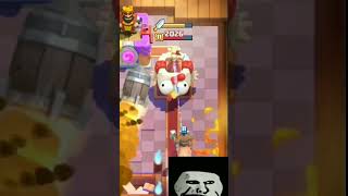 HOG RIDER 😅clashroyale [upl. by Aicirtam]