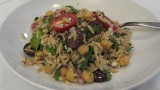 Mediterranean Orzo Salad  Lynns Recipes [upl. by Wehttam]