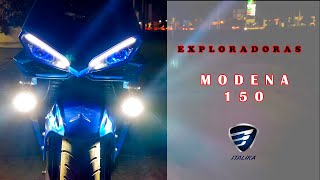 como instalar exploradoras modena 150 italika [upl. by Akayas]