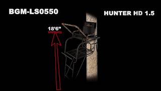 BIG GAME BGMLS0550 18 HUNTER LADDER STAND [upl. by Dombrowski]