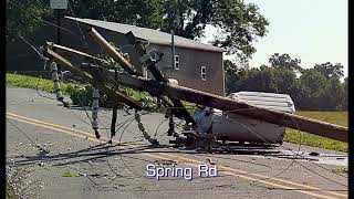 7162024 Tornado Damage Video York Pa [upl. by Eninej]