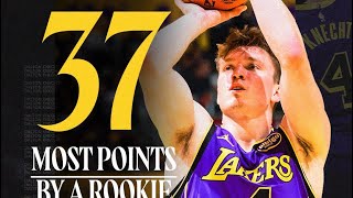 Dalton Knecht goes OFF for 37 points and the LakeShow win their NINTH straight NBACup game🔥 [upl. by Divadnahtanoj]