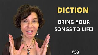 Better Diction in Singing  MAKE YOUR SONGS COME TO LIFE [upl. by Jutta]