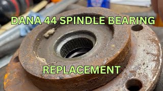 Dana 44 Spindle Bearing replacement [upl. by Maggee]