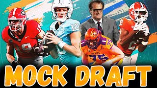 Reacting To Mel Kiper Jr s 2024 NFL Mock Draft [upl. by Greenfield]