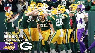 Minnesota Vikings vs Green Bay Packers  2022 Week 17 Game Highlights [upl. by Lehcsreh]