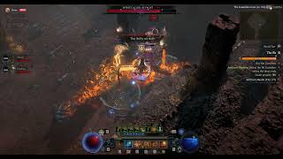 Diablo 4  DUO Fire Bolt Socerer amp ZBarb PIT 177 Cleared [upl. by Naicad]