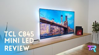 TCL C845 Mini LED 4K Google TV Review  75inch Gaming Display [upl. by Cirdek579]