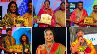 TV Serial Actors Haritha JackieZubeidha Ali Anchor Ravi  Sravanthi Srikar TV amp Media Awards [upl. by Charis]