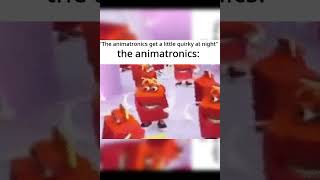 the animatronics get a little quirky at night fypシ fnaf memes shorts funny [upl. by Oigile583]