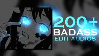 200 badass edit audios because you need them💖🔥 [upl. by Medrek571]