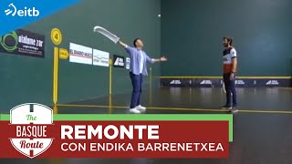 Endika Barrenetxea nos descubre los secretos del remonte en el Galarreta Jai Alai [upl. by Theadora]