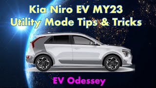 Kia Niro EV MY23 Utility Mode tricks amp Tips [upl. by Lamrej]