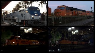 Railfanning Fullerton featuring SD70MAC 9749 6111 25th Anniversary amp much more [upl. by Walke]