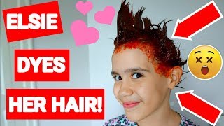 ELSIE DYES HER HAIR😳 19 VLOG [upl. by Rickie]