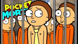 PRISON MORTY AKA JAIL BAIT MORTY  Pocket Mortys Multiplayer Episode 7  Gameplay Reaction [upl. by Omrellug]