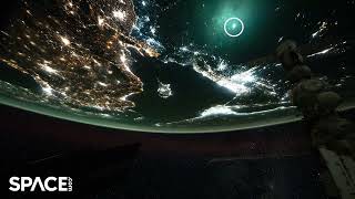 Meteor burns up over Earth in amazing footage from space station [upl. by Clapp987]