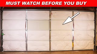 How to Insulate Garage Door for Cheap Foam Board w Double Radiant Barrier [upl. by Demmahom]