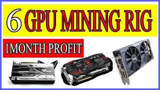 6 GPU Mining Rig Profits in 1 Month ETHETC UrduHindi By Zakria 2017 [upl. by Kenway]