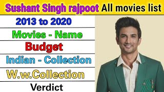 Sushant Singh rajpoot Hits and flop movies list  Flickfever [upl. by Alaj857]