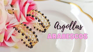 💎 Aprende cómo hacer ARGOLLAS artesanales con la técnica de ARABESCOS ✨ fácil y rápido ✅ [upl. by Hardie]