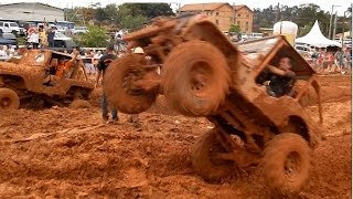 Jeep voando alto  Arrancadão na Lama de Louveira [upl. by Rtoip]