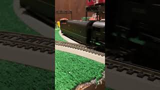 Running my HO scale BLI Blueline PRR T1 class 4444 duplex hoscale modeltrains [upl. by Wyn]