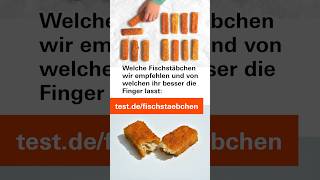 Test Fischstäbchen Viele mit Fettschadstoffen belastet Stiftung Warentest [upl. by Senilec]