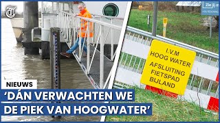 Spanning rond waterstand Zo hoog gaat het water zondag komen [upl. by Duquette839]