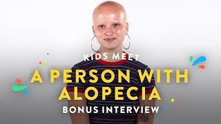 Kids Meet a Person with Alopecia Bonus Interview  Kids Meet  HiHo Kids [upl. by Bert]